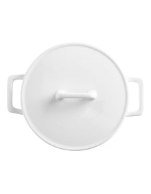 Epicurious Round Casserole 500ml in White