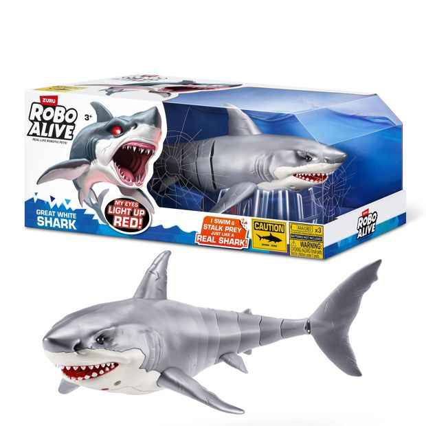 Robo Alive Great White Shark Series 1 by ZURU