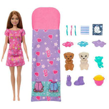 Barbie Doll & Puppy Slumber Party Playset