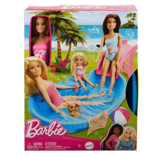 Barbie Doll and Pool Playset