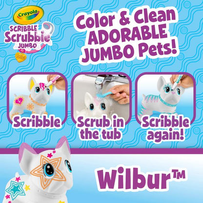 Crayola Scribble Scrubbie Jumbo Pet Wilbur