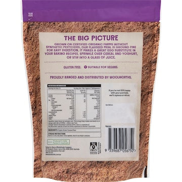 Macro Organic Brown Flaxseed Meal 500g