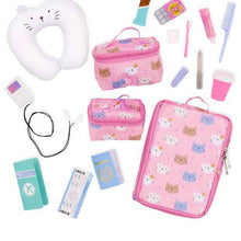 Our Generation Purrfectly Packed Kitty-Print Luggage & Accessories Set for 18" Dolls