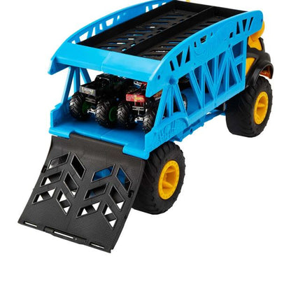 Hot Wheels Monster Trucks Monster Mover & 3 Trucks