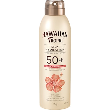 Hawaiian Tropic SPF 50+ Silk Hydration Sunscreen Spray 175g