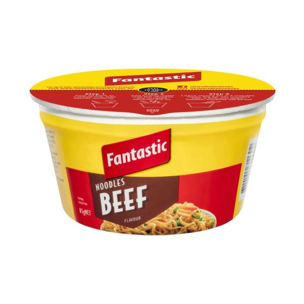 FANTASTIC NOODLE BOWL:BEEF:.:85 GRAM