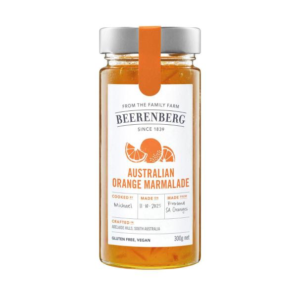 BEERENBERG AUSTRALIAN ORANGE MARMALADE:.:300 GRAM