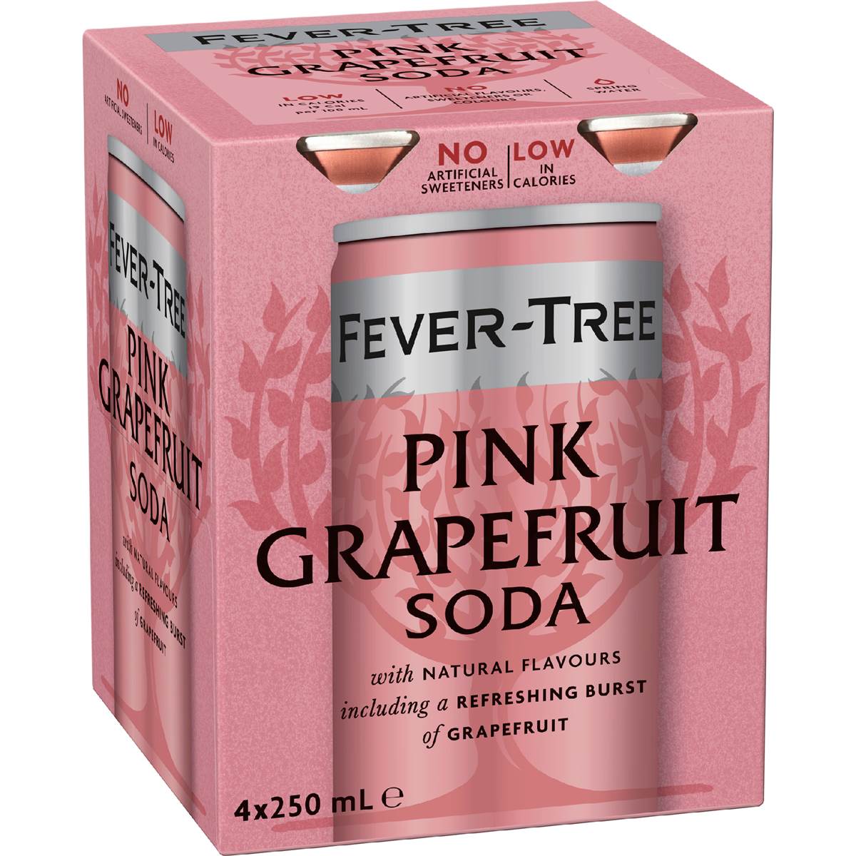 Fever-Tree Pink Grapefruit Soda 250ml x 4 Pack