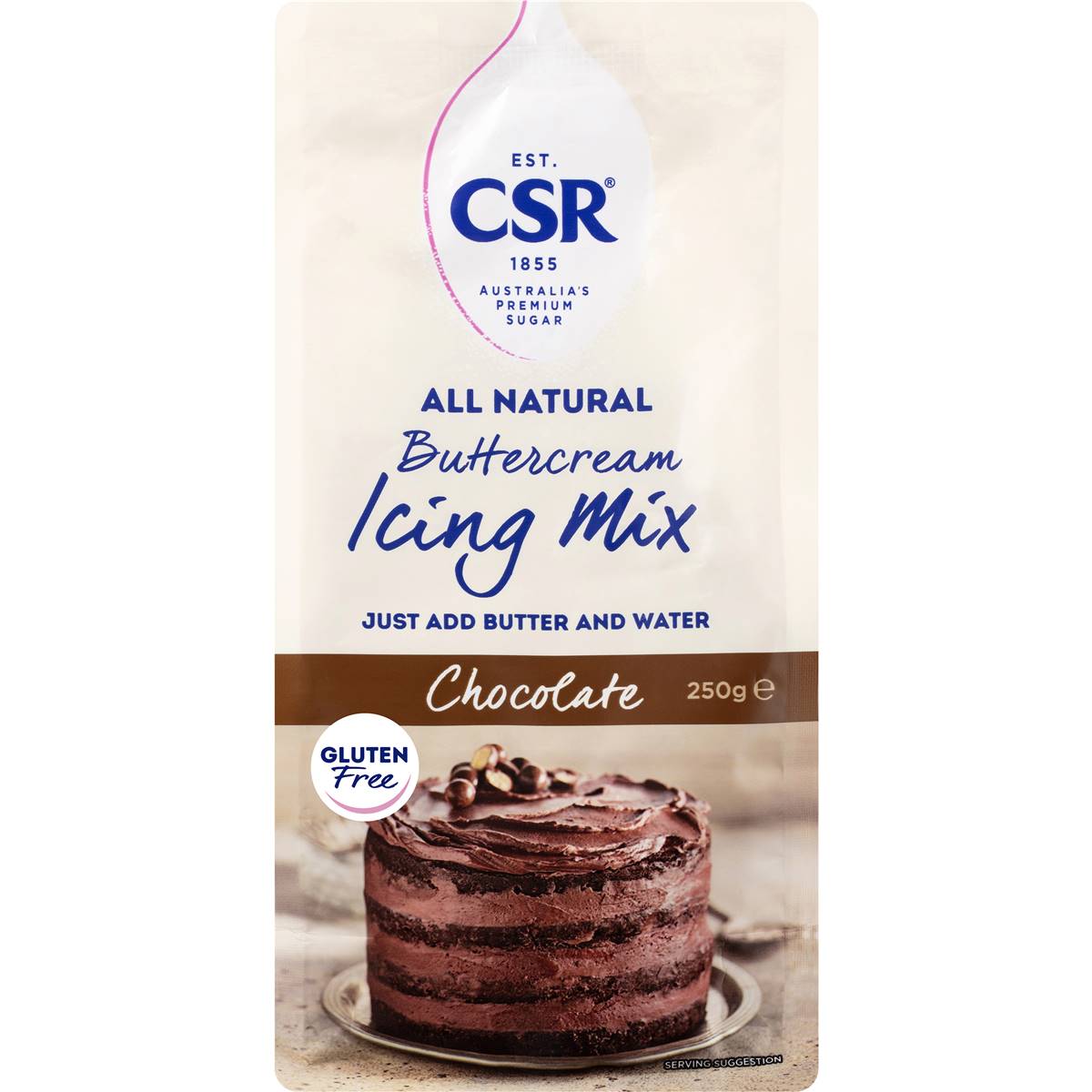 CSR All Natural Buttercream Icing Mix Chocolate 250g