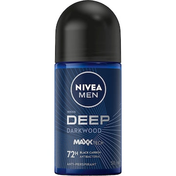 Nivea Men Deep Darkwood Roll On Deodorant 50mL