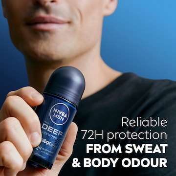 Nivea Men Deep Darkwood Roll On Deodorant 50mL