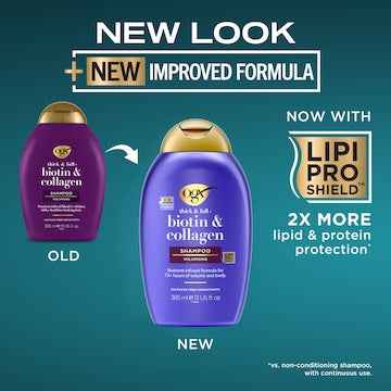 OGX Biotin & Collagen Shampoo For Fine Hair 385mL