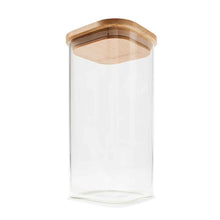 1.6L Glass Container with Bamboo Lid
