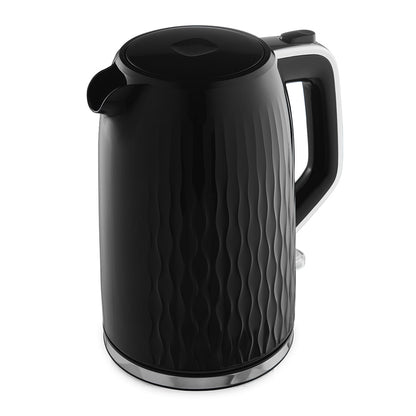 1.7L Kettle - Black and Silver Look
