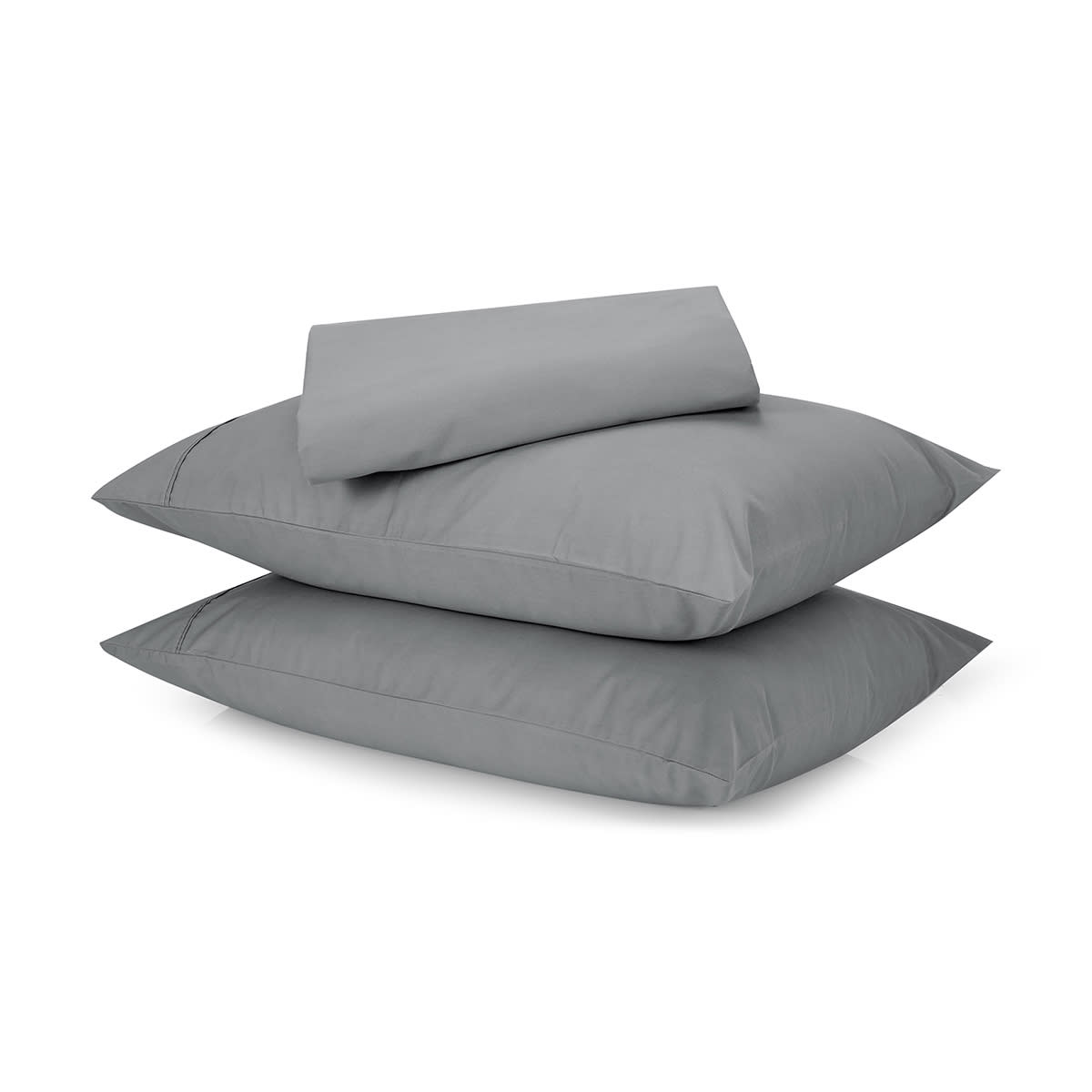 250 Thread Count Cotton Rich Sheet Set - Queen Bed, Grey