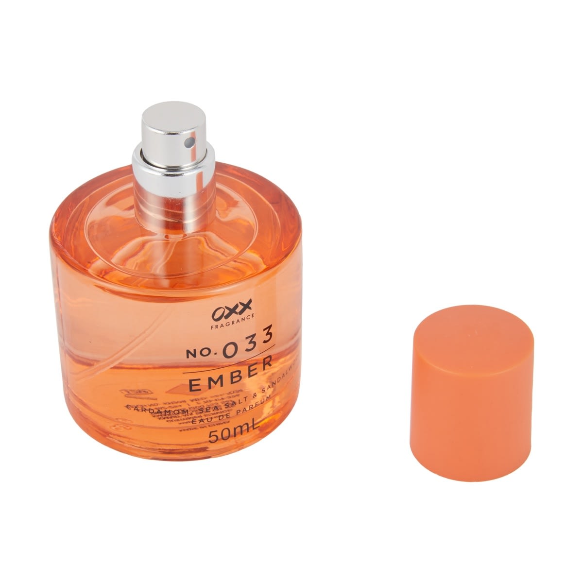 OXX Fragrance No. 033 Ember Eau De Parfum - Cardamom, Sea Salt and Sandalwood