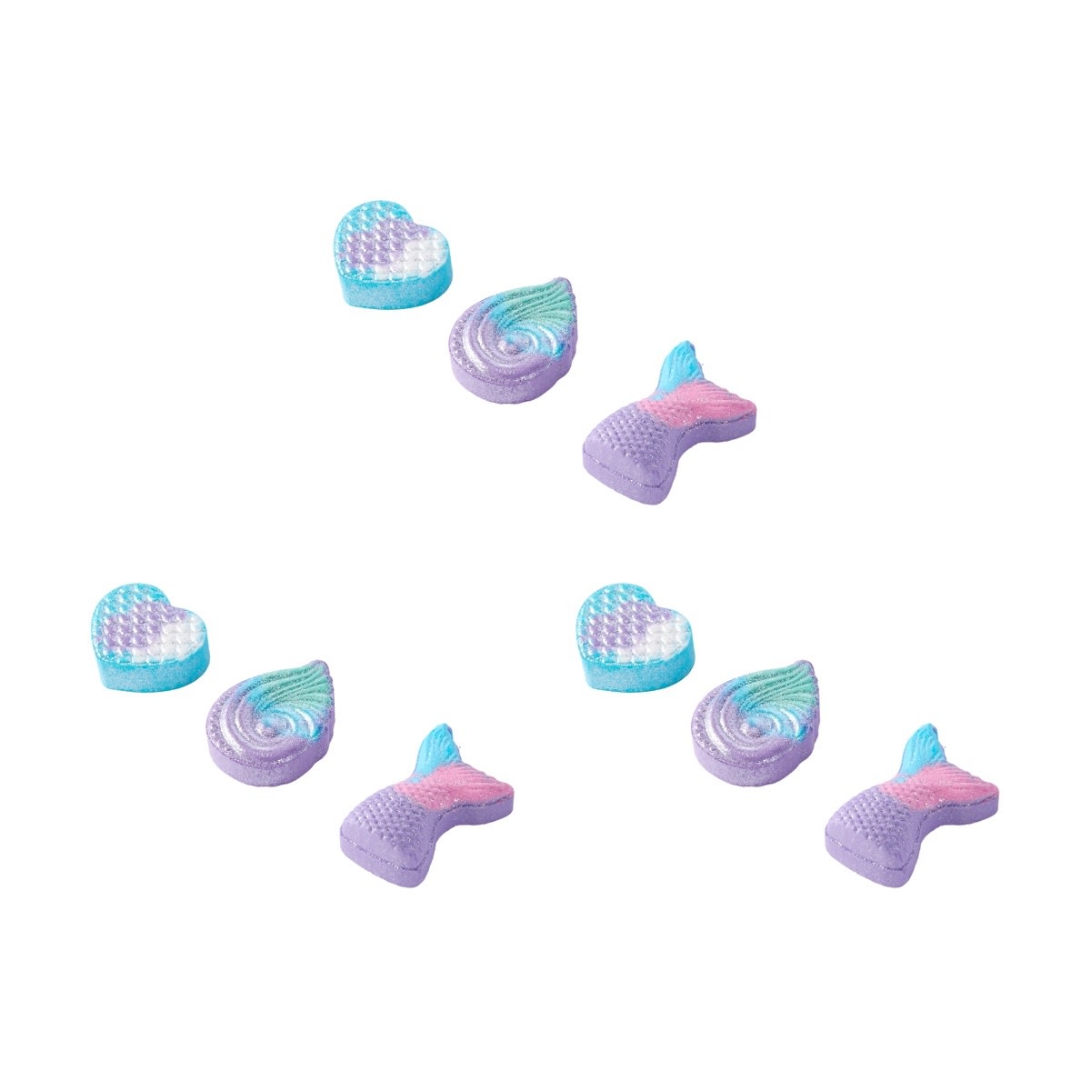 OXX Bodycare 9 Piece Multi Bath Fizzers - Lavender Scented
