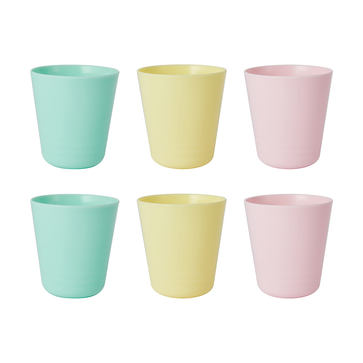 6 Pastel Tumblers