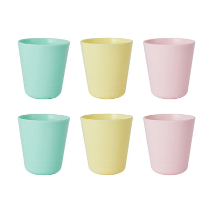 6 Pastel Tumblers