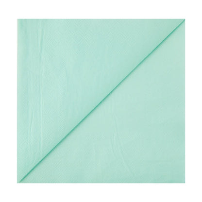 20 Piece Pastel Green Paper Napkins