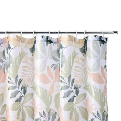 Multi Leaf Shower Curtain