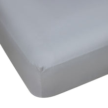 250 Thread Count Cotton Rich Fitted Sheet - King Bed, Grey
