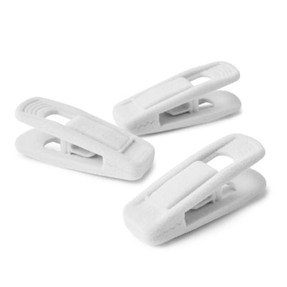 20 Piece Flocked Hanger Clips