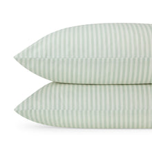250 Thread Count Stripe Cotton Sheet Set - Queen Bed, Sage
