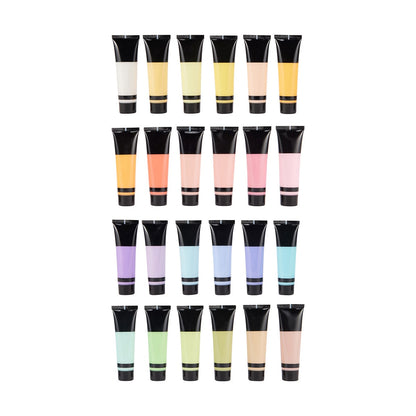 24 Pack Acrylic Paint Set - Pastel Colours