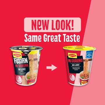 Maggi Fusian Instant Noodles Hot & Spicy Flavour Cup 65g