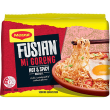Maggi Fusian Mi Goreng Hot & Spicy Flavour Instant Noodles 5 Pack