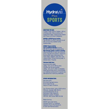Hydralyte Sports Effervescent Tablets Lemon Lime 20 pack