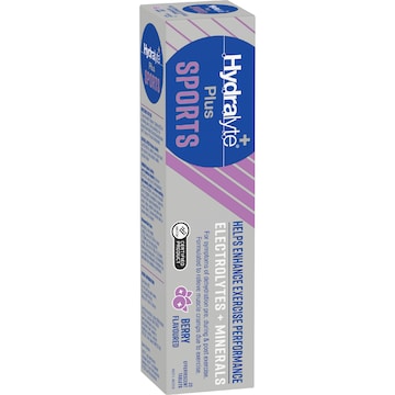 Hydralyte Sports Effervescent Tablets Berry 20 pack