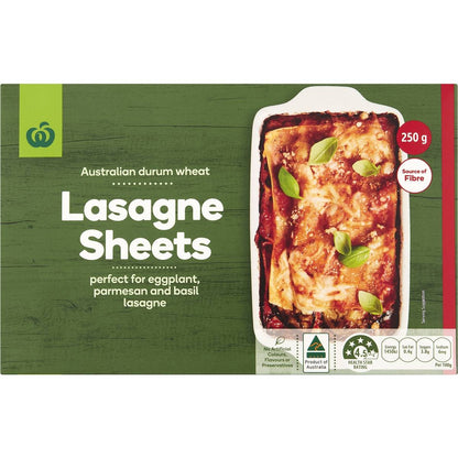 Woolworths Lasagne Sheets 250g