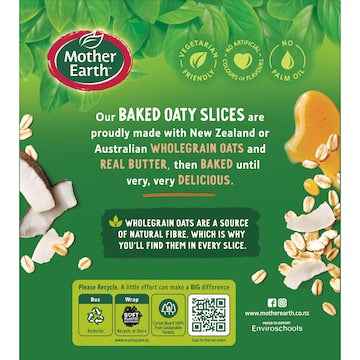 Mother Earth Baked Oaty Slice Golden Oats 40g x 6 pack