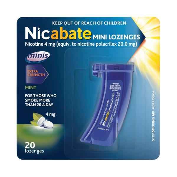 Mini Lozenges Extra Strength Mint 4mg