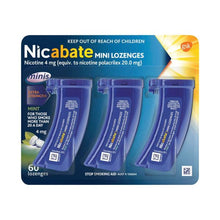 NICABATE EXTRA STRENGTH MINIS MINT:4 MG:.:60 PACK