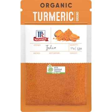 McCormick Organic Turmeric Ground 17g