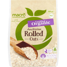 Macro Organic Rolled Oats 500g