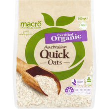 Macro Organic Quick Oats 500g