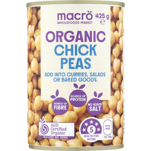 Macro Organic Chickpeas 425g