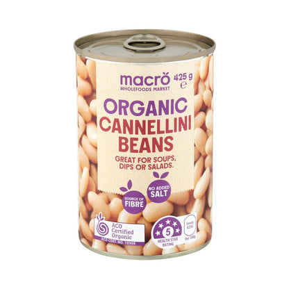Macro Organic Cannellini Beans 425g