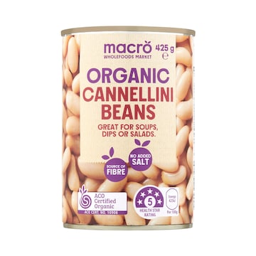 Macro Organic Cannellini Beans 425g