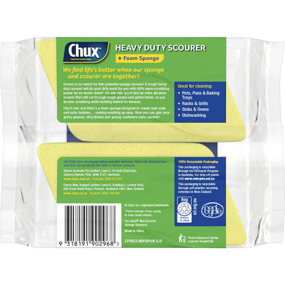 Chux Heavy Duty Scourer Scrubs 4 Pack
