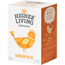 Higher Living Ginger Kick Tea Bags 15 pack