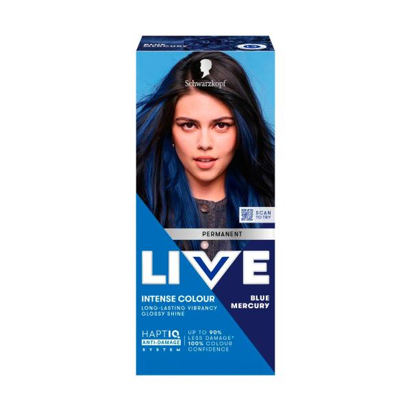 SCHWARZKOPF PERMANENT LIVE COLOUR BLUE MERCURY