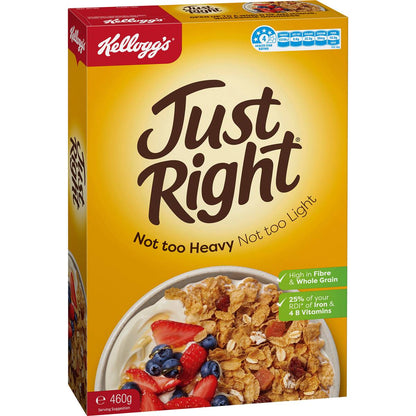 Kellogg's Just Right Apricot & Sultana Breakfast Cereal 460g