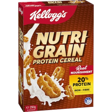 Kellogg's Nutri Grain Protein Breakfast Cereal 290g