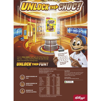 Kellogg's Coco Pops Chocolatey Breakfast Cereal 650g