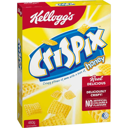 Kellogg's Crispix Honey Pillows Breakfast Cereal 460g